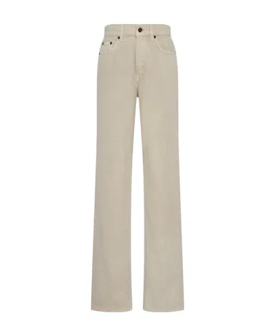 The Row High-waisted Straight-leg Jeans In Nude