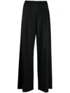 The Row Gala Virgin Wool Wide-leg Pants In Black
