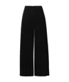 The Row High-waisted Wide-leg Trousers In Black