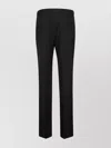 The Row High-waisted Wool Trousers With Pleats And Straight Leg