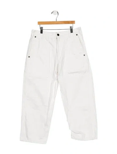 Pre-owned The Row High-rise Straight Leg Jeans In Blue