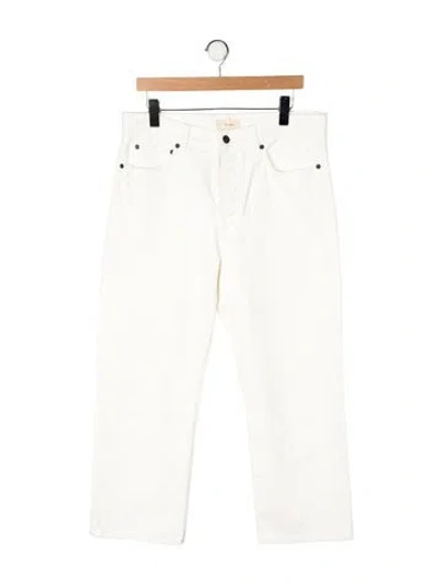 Pre-owned The Row High-rise Wide Leg Jeans In Black