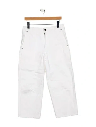 Pre-owned The Row High-rise Wide Leg Jeans In Blue