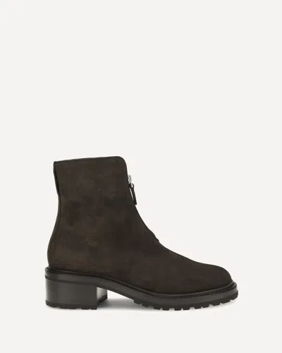 The Row Hike Suede Ankle Boots In Brown