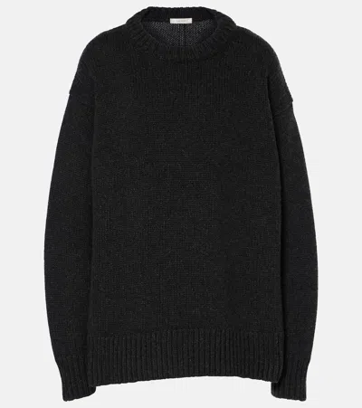 The Row Himus Cashmere Sweater In Anthracite