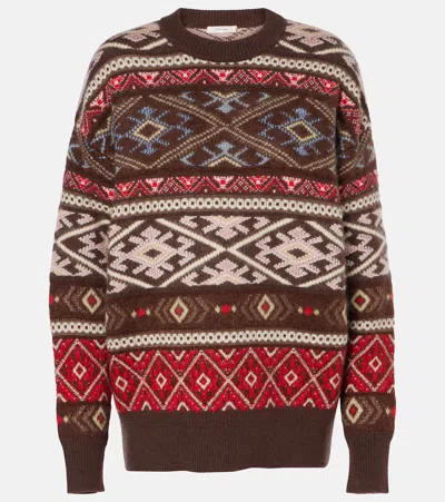 The Row Hinny Knit Cashmere-blend Sweater In Mult