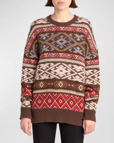 The Row Hinny Knit Cashmere-blend Sweater In Mult