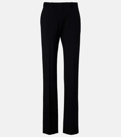 The Row Hiram Wool-twill Straight-leg Pants In Black