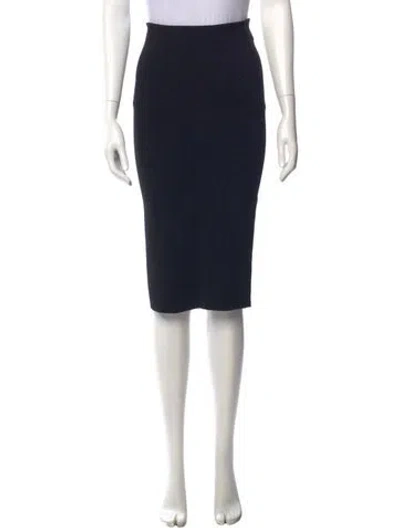 Pre-owned The Row Hodette Skirt Knee-length Skirt In Blue