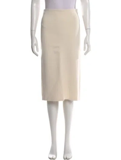 Pre-owned The Row Hodette Skirt Knee-length Skirt W/ Tags In Neutral