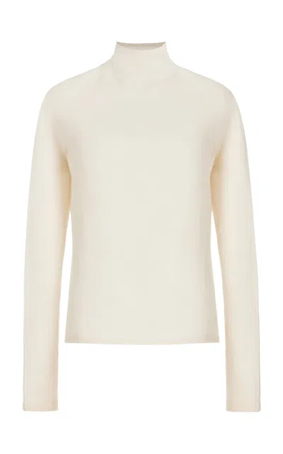 The Row Off-white Erise Turtleneck In Ivory