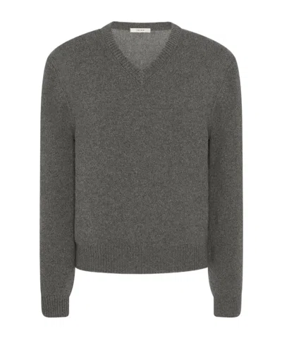 The Row Horik Sweater In Cashmere In Gray