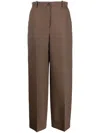 The Row Hose Wide-leg Trousers In Brown