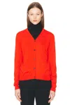 The Row Hotie Cardigan In Firetruck