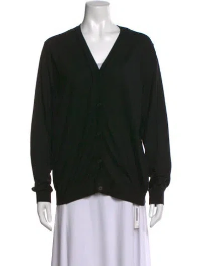 Pre-owned The Row Hotie Wool Sweater In Black