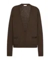 The Row Howser Knit Cardigan In Green