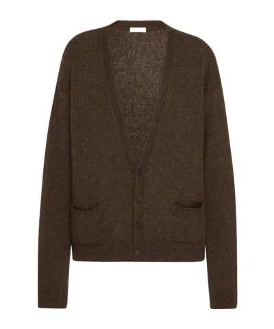 The Row Howser Knit Cardigan In Green