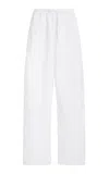 The Row Weite Hose Hubert Aus Baumwolle In White