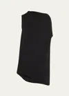 The Row Hubert Drawstring Wide Leg Wool Pants In Black