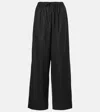 The Row Weite Hose Hubert Aus Wolle In Schwarz