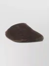 The Row Hudson Flat Sole Open Back Mules In Brown