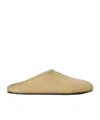 The Row Beige Calf Hair Hudson Slippers In Brown