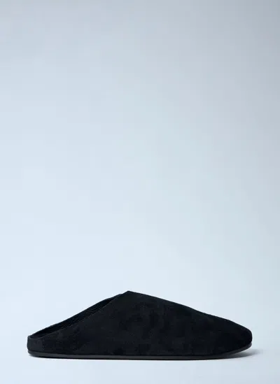 THE ROW HUDSON SUEDE MULES