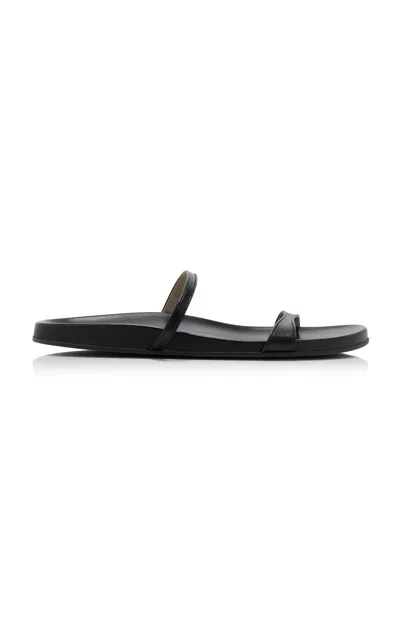 The Row Hugh Leather Sandals