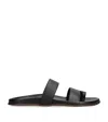 The Row Hugh Nappa Leather Sandals