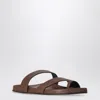 The Row Hugh Nappa Leather Sandals