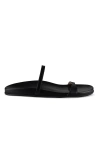 The Row Hugh Thin Strap Slide In Black