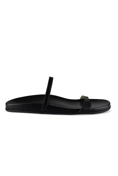 The Row Hugh Sandals In Black