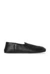 The Row Hugh Slip On Flat In Black