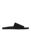The Row Womens Black Hugh Suede Slides Eur 36 / 3 Uk In Black