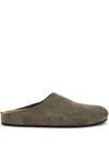 The Row Hugo Suede Mules