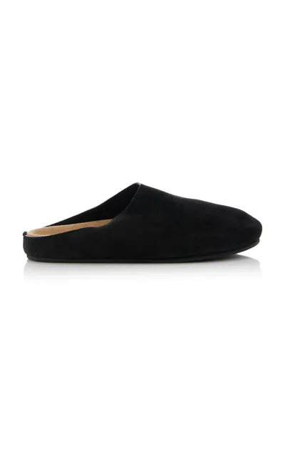THE ROW HUGO SUEDE MULES