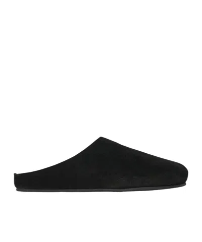 THE ROW HUGO SUEDE SLIPPERS