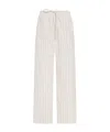 The Row Hypnosta Trousers In White With Stripes In White