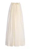 The Row Hypnosta Cotton-voile Wide-leg Pants In White