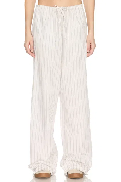 The Row Hypnosta Trousers In White With Stripes