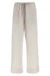 The Row Hypnosta Trousers In White With Stripes