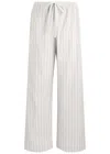 The Row Hypnosta Trousers In White With Stripes In Multi