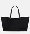 The Row Idaho Xl Canvas Tote Bag In Black