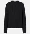 The Row Idli Cashmere And Silk Sweater In Grey