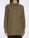 The Row Idro Corduroy Collared Shirt