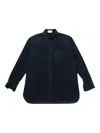 The Row Idro Oversized Cotton-blend Corduroy Shirt In Blue
