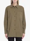 The Row Idro Oversized Cotton-blend Corduroy Shirt In Brown