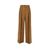 The Row Tailored Trousers With Pleats And Pockets In Brown
