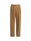 The Row Tailored Trousers With Pleats And Pockets In Gold