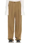 The Row Tailored Trousers With Pleats And Pockets In Brown